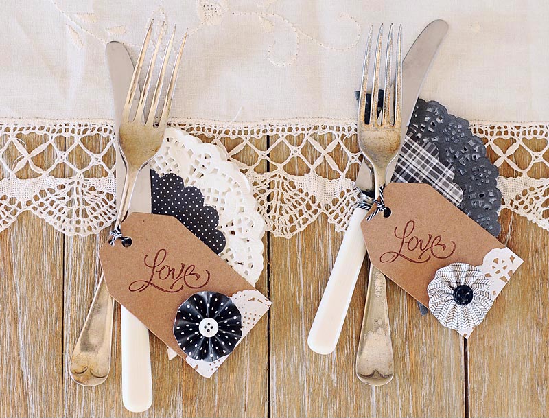 DIY Bodas 5 Ideas Para Decorar Con Blondas En Blanco Y Negro