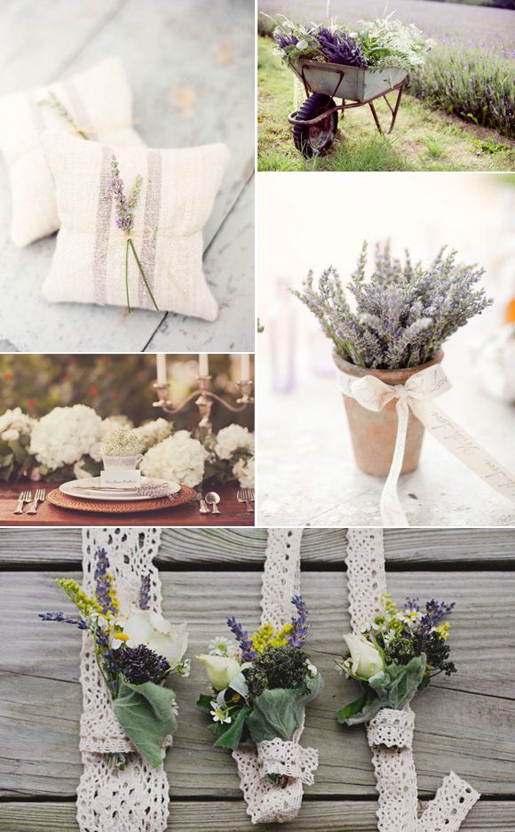 Ideas Para Decorar Tu Boda Con Lavanda • Beautiful Blue Brides 3751